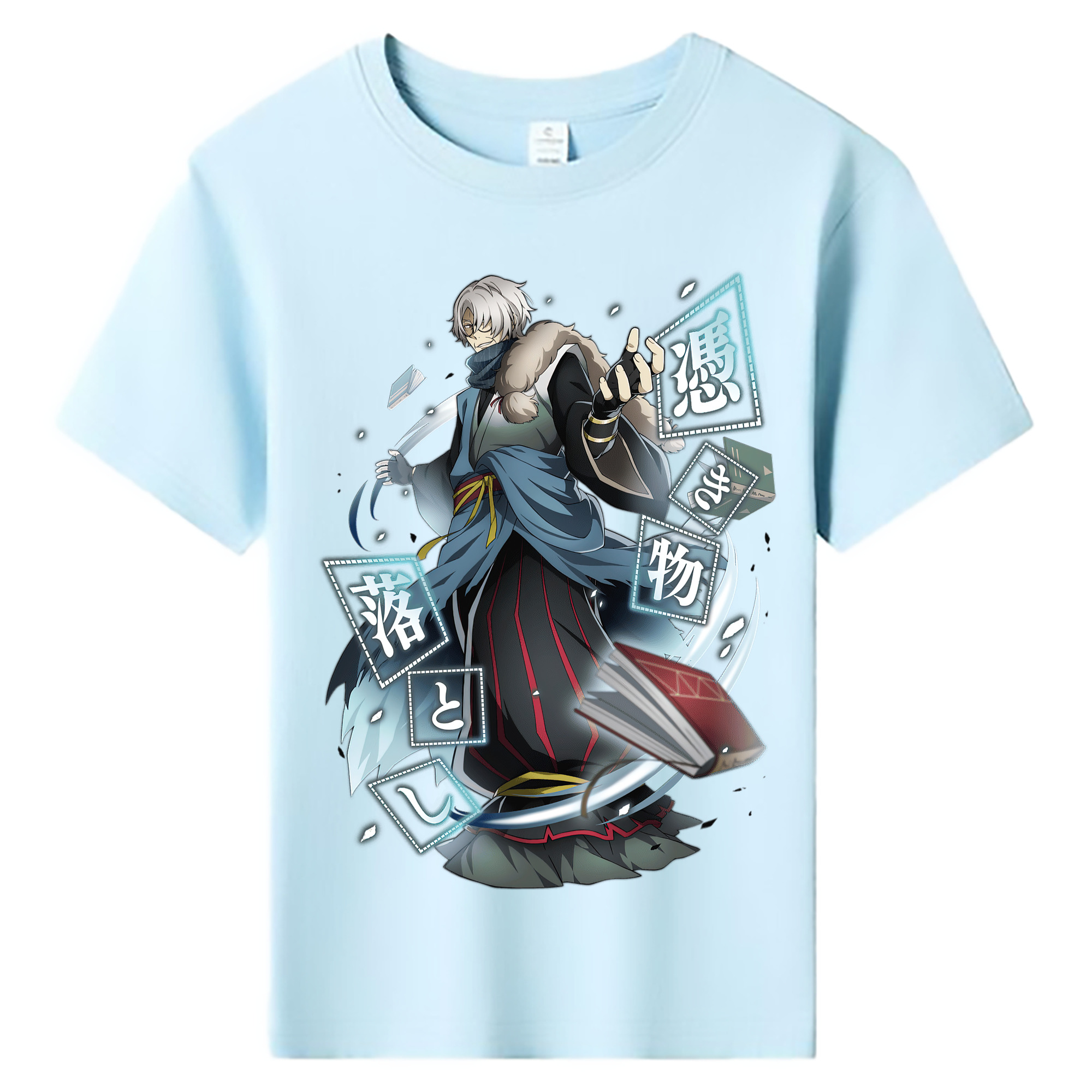 （画像用） 文豪ストレイドッグス Bungo Stray Dogs 綿100％キッズTシャツ（フロントプリント）